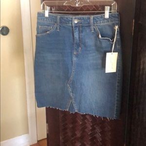Jean mini skirt